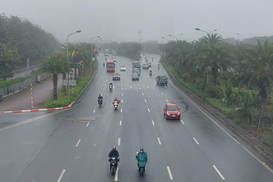 Dự báo thời tiết Hà Nội ngày 18/01/2024: Đêm và sáng có mưa phùn 