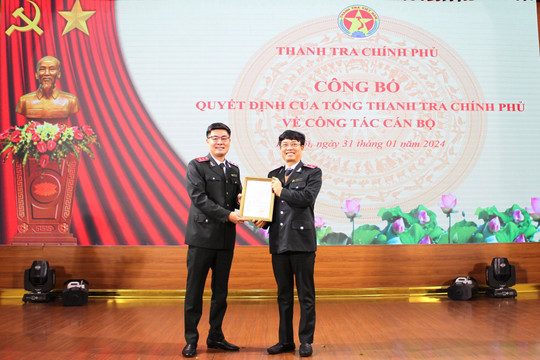 Ông Nguyễn Tuấn Anh được bổ nhiệm giữ chức Tổng Biên tập Báo Thanh tra