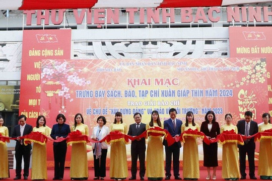 Bắc Ninh khai mạc Hội báo Xuân Giáp Thìn 2024 và trao Giải thưởng báo chí về Xây dựng Đảng