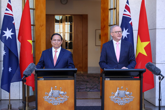 Toàn văn Tuyên bố chung về nâng cấp quan hệ Việt Nam - Australia