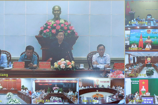 Phó Thủ tướng Trần Hồng Hà họp chỉ đạo chống hạn, mặn ở ĐBSCL