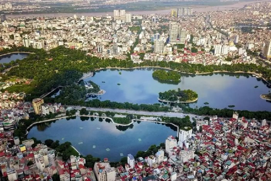Hà Nội: Thí điểm lát 50m2 đá hoa cương khu vực Hồ Thiền Quang

