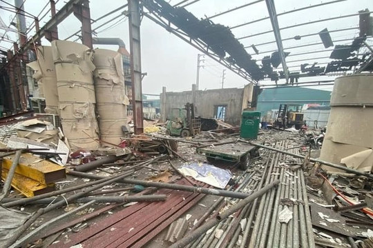 Bắc Ninh: Xảy ra nổ lớn tại Cụm công nghiệp Phú Lâm khiến 3 người thương vong