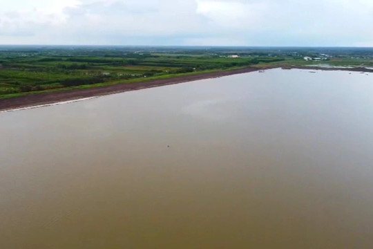 Hồ nước ngọt lớn nhất Cà Mau chuẩn bị đưa vào sử dụng, cấp nước cho 11.000 hộ dân
