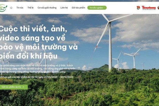 Báo Tiền Phong tổ chức cuộc thi về bảo vệ môi trường và chống biến đổi khí hậu 'Giấc mơ xanh'