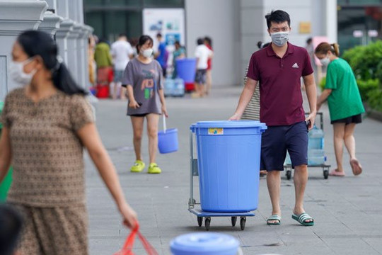 Hà Nội yêu cầu chuẩn bị xe bồn cung cấp nước sạch khi nắng nóng