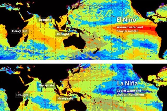 El Nino có thể sẽ suy yếu vào tháng 6 năm nay, “nhường chỗ” cho La Nina