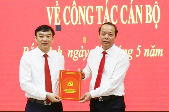 Ông Nguyễn Đình Lợi được bổ nhiệm giữ chức Trưởng Ban Tuyên giáo Tỉnh ủy Bắc Ninh
