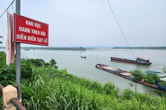 Hà Nội đề nghị Phú Thọ phối hợp quản lý khai thác cát sỏi vùng giáp ranh