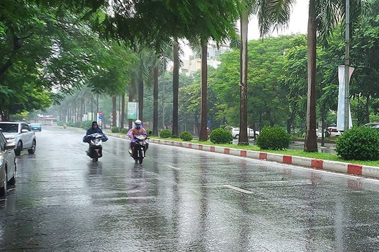 Dự báo thời tiết Hà Nội ngày 24/5: Có mưa rào và dông, gió nhẹ
