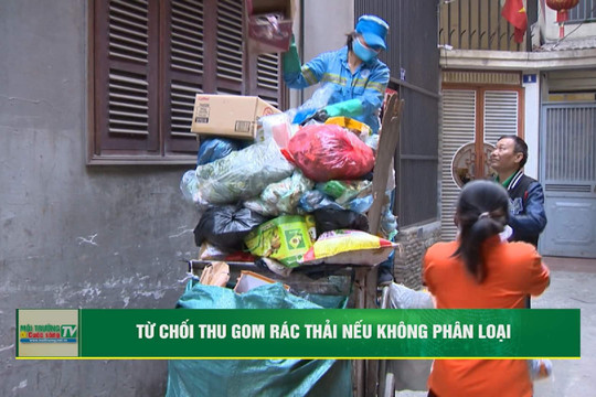 [VIDEO] Từ chối thu gom rác thải nếu không phân loại