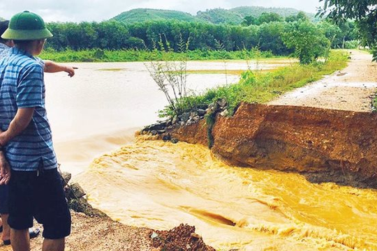 Nghệ An: Hơn 100 hồ chứa thủy lợi hư hỏng, nguy cơ mất an toàn cao