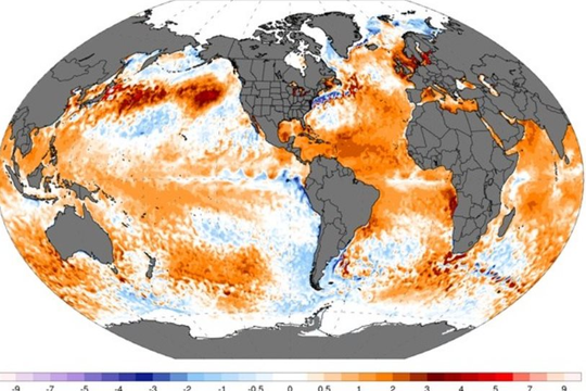 Kỷ lục về nhiệt độ nước đại dương toàn cầu có khả năng tiếp tục bị phá vỡ trong tháng 5 