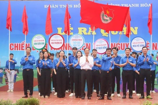 Tỉnh Đoàn Thanh Hóa tổ chức Lễ ra quân Chiến dịch thanh niên tình nguyện hè năm 2024