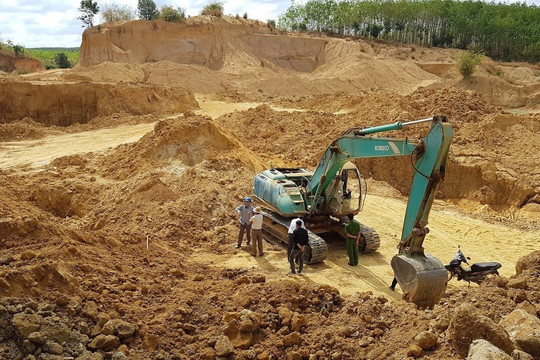 Thanh Hóa: Công ty Giang Sơn bị phạt hơn 200 triệu đồng do vi phạm về khai khoáng