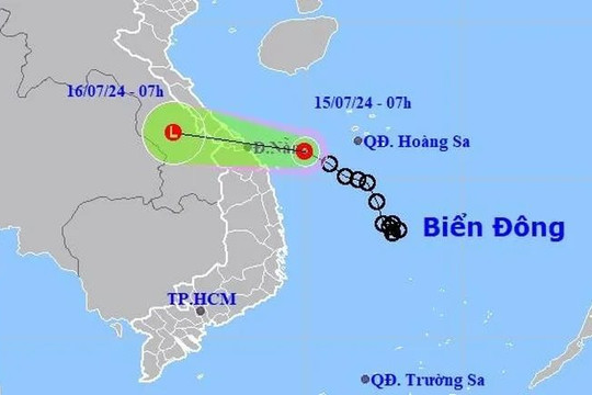 Áp thấp nhiệt đới gây mưa ở miền Trung