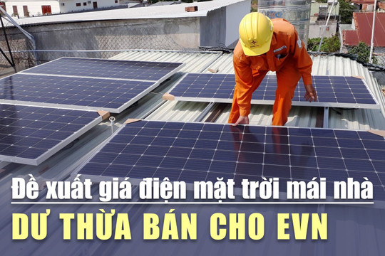 [VIDEO] Đề xuất giá điện mặt trời mái nhà dư thừa bán cho EVN