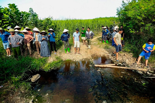Làm ô nhiễm nguồn nước khe Sào, Công ty Tâm Việt bị phạt hơn 120 triệu