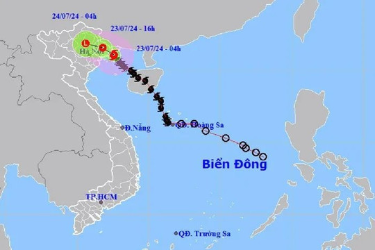 Bão số 2 giật cấp 11 trên vùng ven biển Quảng Ninh-Hải Phòng