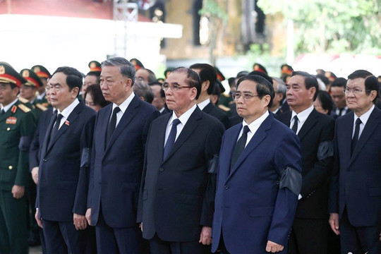Ngày đầu Lễ Quốc tang: Hơn 55.600 lượt người đã đến viếng Tổng Bí thư Nguyễn Phú Trọng 