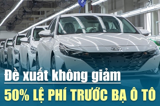 [VIDEO] Đề xuất không giảm 50% lệ phí trước bạ ô tô