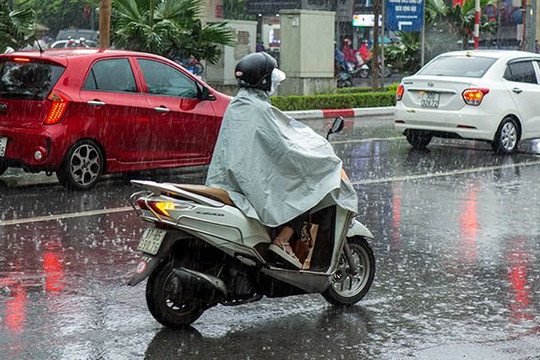 Dự báo thời tiết Hà Nội ngày 31/7/2024: Mưa rào và dông ở nhiều nơi 