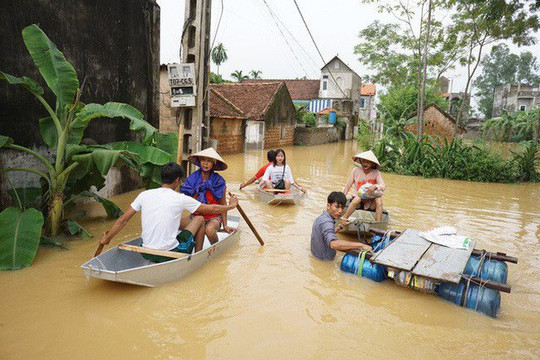 Mưa lớn ở miền Bắc kéo dài đến ngày 2/8