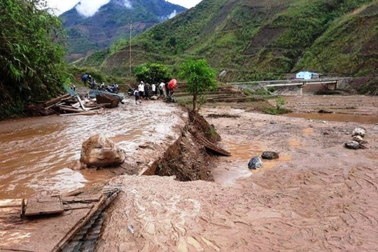 Nguy cơ xảy ra lũ quét, sạt lở đất ở các tỉnh vùng núi phía Bắc