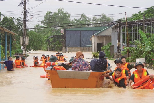 Thái Bình ra Công điện khẩn về tập trung ứng phó, hạn chế thiệt hại do lũ gây ra