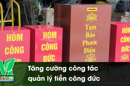 [VIDEO] Tăng cường công tác quản lý tiền công đức