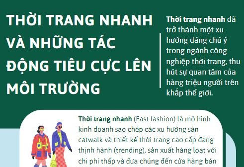 [Infographic] Thời trang nhanh và những tác động tiêu cực đến môi trường