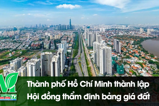 [VIDEO] TP.HCM thành lập Hội đồng thẩm định bảng giá đất