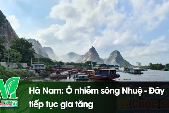 [VIDEO] Hà Nam: Ô nhiễm sông Nhuệ - Đáy tiếp tục gia tăng