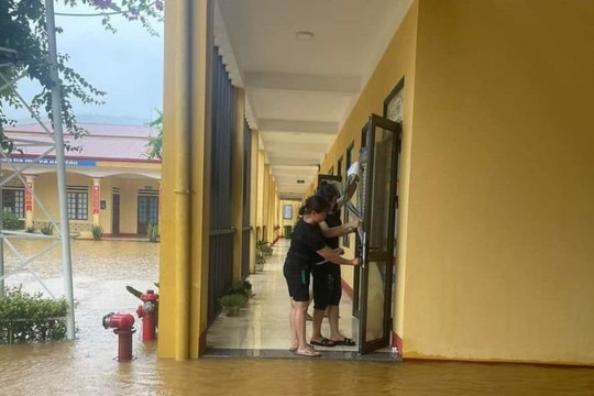 Yên Bái: Học sinh tiếp tục nghỉ học đến hết ngày 14/9 để phòng, tránh mưa lũ