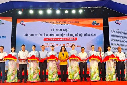 Khai mạc Hội chợ công nghiệp hỗ trợ Hà Nội năm 2024