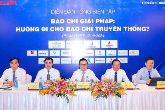 Diễn đàn Tổng Biên tập năm 2024: Báo chí giải pháp giúp báo chí chính thống khẳng định vị thế