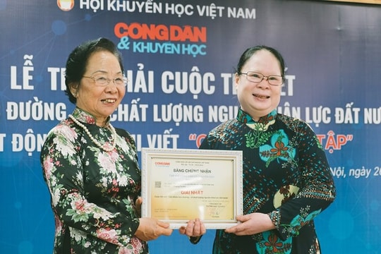 Tổng kết, trao giải Cuộc thi viết "Sức khỏe học đường vì chất lượng nguồn nhân lực đất nước"