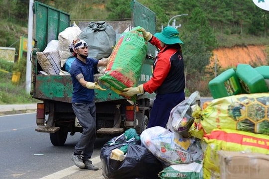 Đà Lạt: Thu gom và xử lý khoảng 100 tấn vỏ thuốc trừ sâu