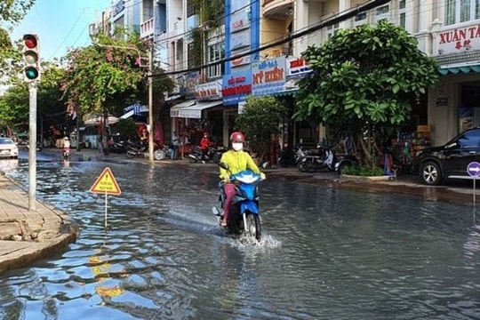 Cà Mau có thể sẽ xuất hiện 3 đợt triều cường dâng cao vào 3 tháng cuối năm