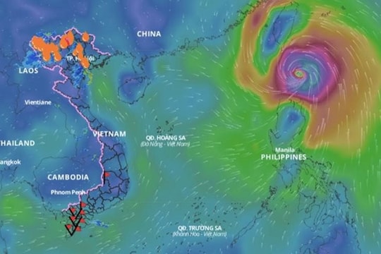 Bão Krathon vào Biển Đông thành bão số 5, Việt Nam có bị ảnh hưởng?