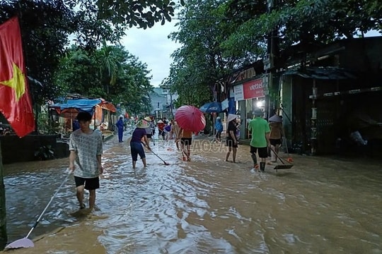 Lào Cai: Hơn 40 nhà dân bị ngập nước do mưa lớn