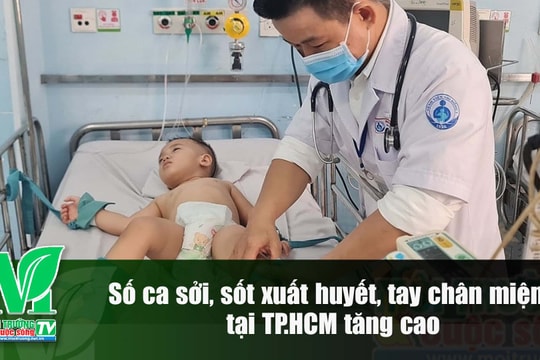 [VIDEO] Số ca sởi, sốt xuất huyết, tay chân miệng tại TP.HCM tăng cao, vượt mức trung bình mọi năm