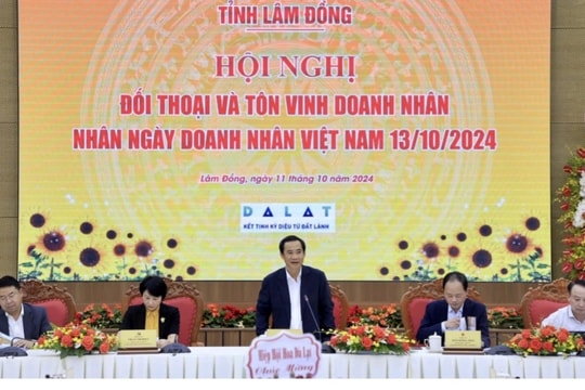 Lâm Đồng: Đối thoại với doanh nghiệp Nhân ngày doanh nhân Việt Nam