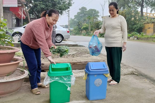 Vĩnh Phúc: Nhân rộng mô hình thí điểm phân loại rác thải tại nguồn