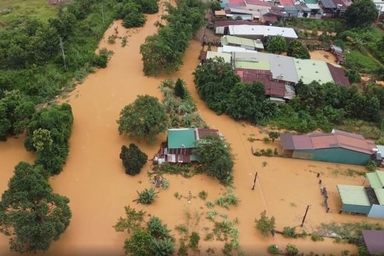 Đắk Lắk: Đề phòng nguy cơ lũ quét, sạt lở đất do mưa lớn kéo dài