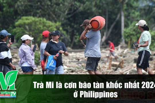 [VIDEO] Bão Trà Mi là cơn bão tàn khốc nhất 2024 ở Philippines