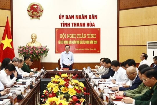 Thanh hoá: Tăng tốc giải ngân vốn đầu tư công, đặt mục tiêu hoàn thành 100% vào cuối năm