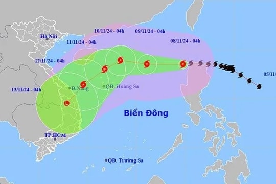 Bão Yinxing vào Biển Đông trở thành cơn bão số 7