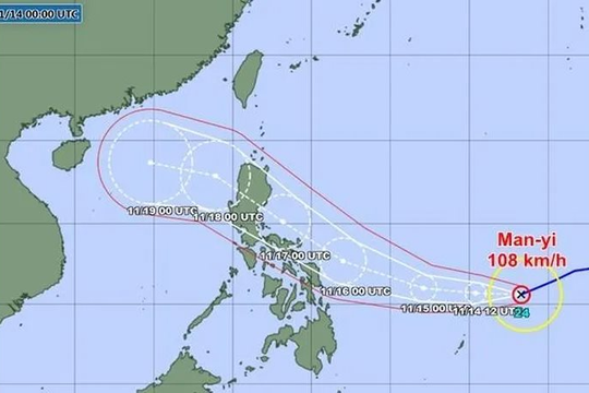 Bão Man-yi áp sát Biển Đông có khả năng ảnh hưởng đến nước ta như thế nào?