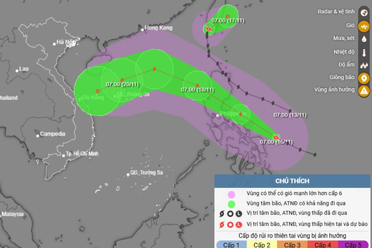 Biển Đông có khả năng đón thêm bão mới - siêu bão ManYi